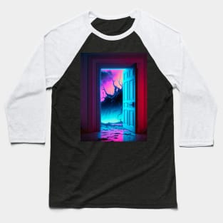 Mysterious Door To Another Dimension Baseball T-Shirt